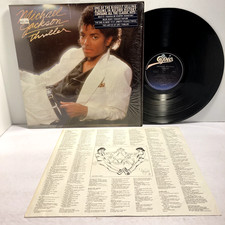 Michael Jackson - Thriller LP - Epic QE 38112 Tested EX Vinyl in Shrink  Hype 