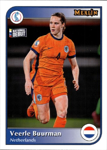 Veerle Buurman - National Debut - TOPPS Merlin UEFA Women's EUROS 2025