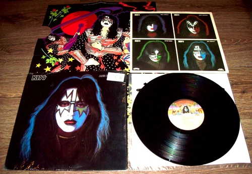 KISS ACE FREHLEY SOLO LP ORIG 1ST PRESSING 1978 IN SHRINK NBLP 7121 POSTER EX