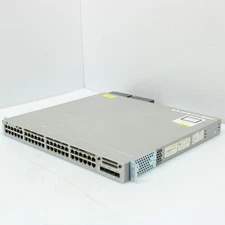 Cisco Catalyst WS-C3850-48F-L V06 48-Port PoE+ Network Switch w/C3850-NM-4-1G