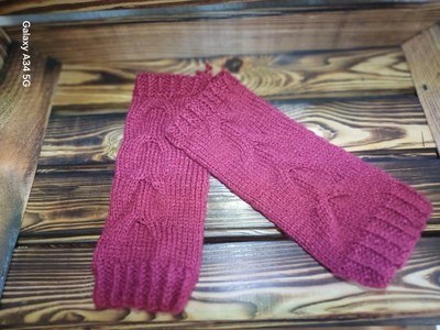Pulswärmer/Armstulpen Handgestrickt