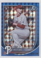 2025 Bowman Chrome Blue Geometric Refractor 69/150 Mick Abel #11 mo6