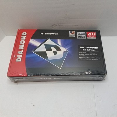 Diamond 3D Graphics HD 2400PRO SB Edition 512MB, Designed for 3D Graphic