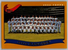 2002 Topps #669 Texas Rangers Base Team Photo