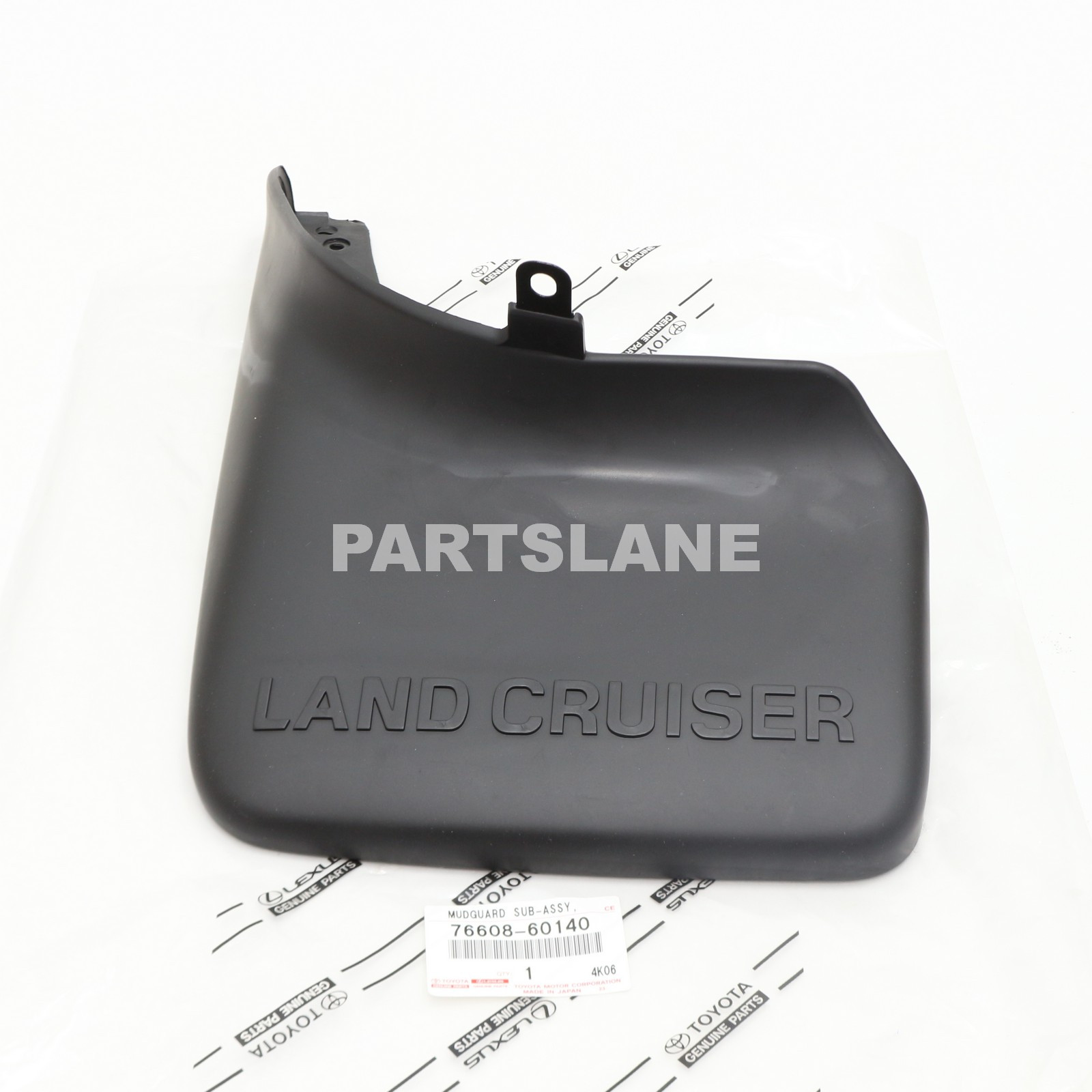 76608-60140 Toyota OEM Genuine MUDGUARD SUB-ASSY, QUARTER PANEL