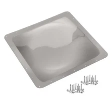  RV Skylight Replacement, 26" x 26" Outer Dome Fit 22" x 22" Smoke Gray