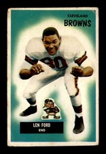 1955 Bowman #14 Len Ford RC VG X2827279