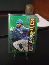 2026 Topps Series 1 #TP-15 Green Foil James Wood /99 Profiles by Ken Griffey Jr.
