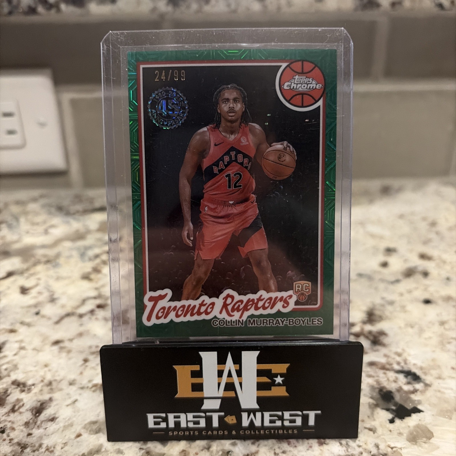 2025-26 Topps Collin Murray-Boyles 45th Anniversary Green Mojo RC /99 #TC-CMB
