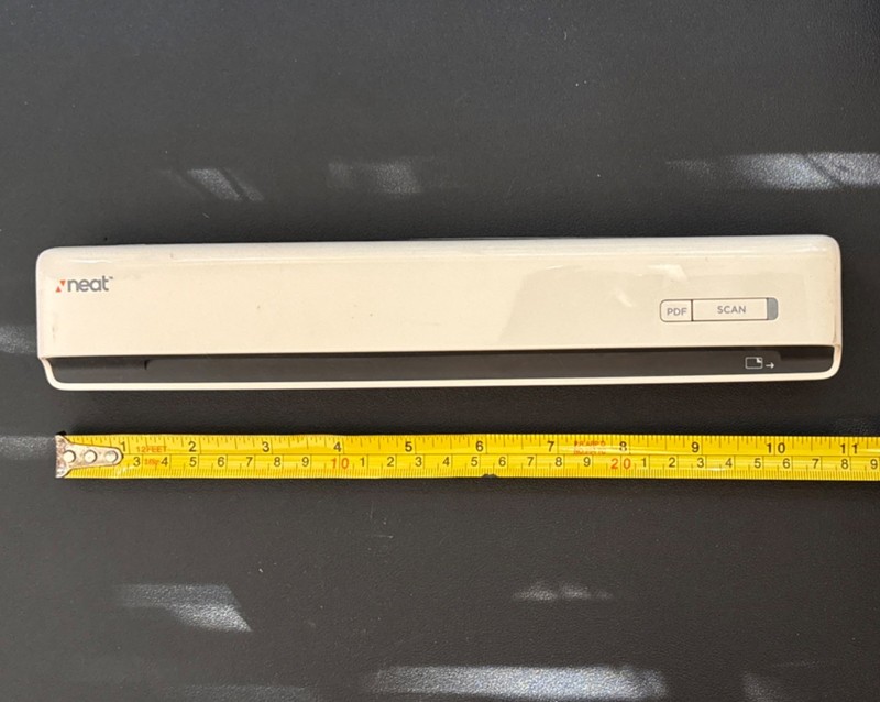 Neat Portable Document Scanner NR-830108 USB 11in x 1.5in Portable Model