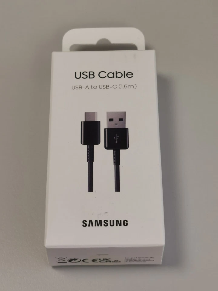 Samsung EP-DG930IBEGWW Datenkabel, USB-C auf USB Typ-A, 1,5m Schwarz "wie neu"