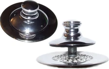 48750-PP-CP-G Push Pull Retrofit Bathtub Stopper with 1 pc, Chrome-plated 