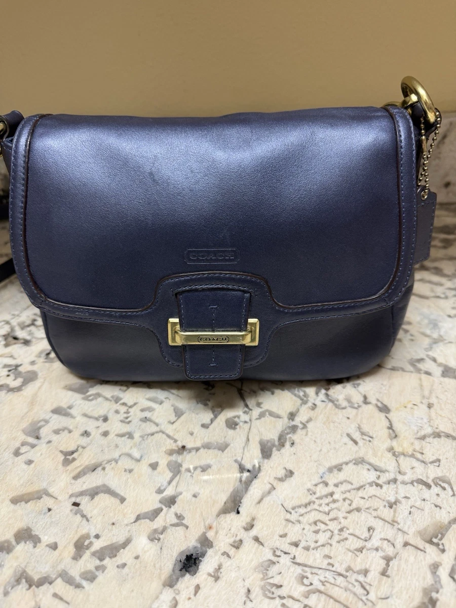 Coach Blue Bags & Handbags for Women for sale | eBay