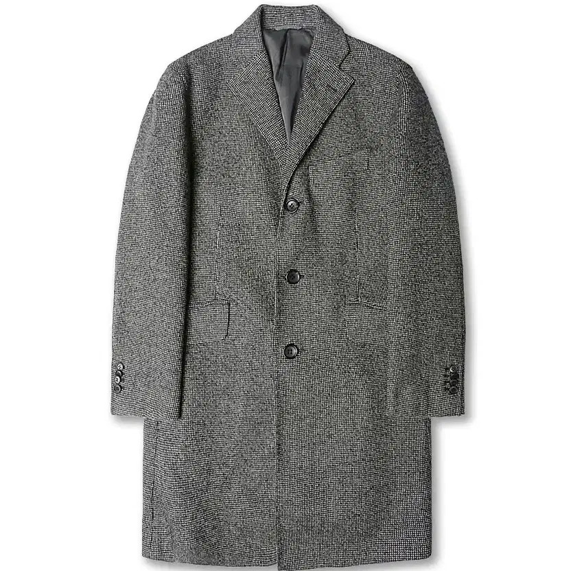 Universal Language Melange Wool Chesterfield Coat… - image 2