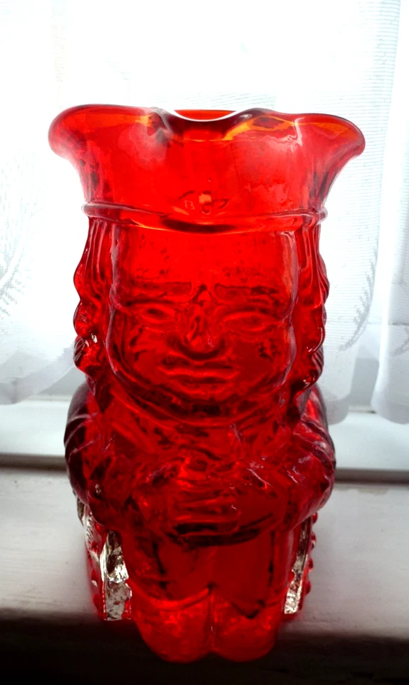 RARE Whitefriars Ruby Toby Jug 'Barnaby' 1 pint (uncatalogued) - Image 3 of 4