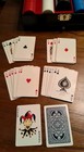 Griffon Box w/Poker Set Chips, Cup, Old Dice, 2 Decks Cards, Lock, Key Complete  — photo 4