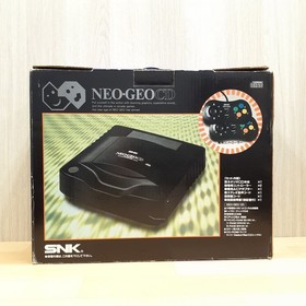 SNK Neo Geo CD Console Top Loading in box with Arcade Stick &cable NEOGEO tested