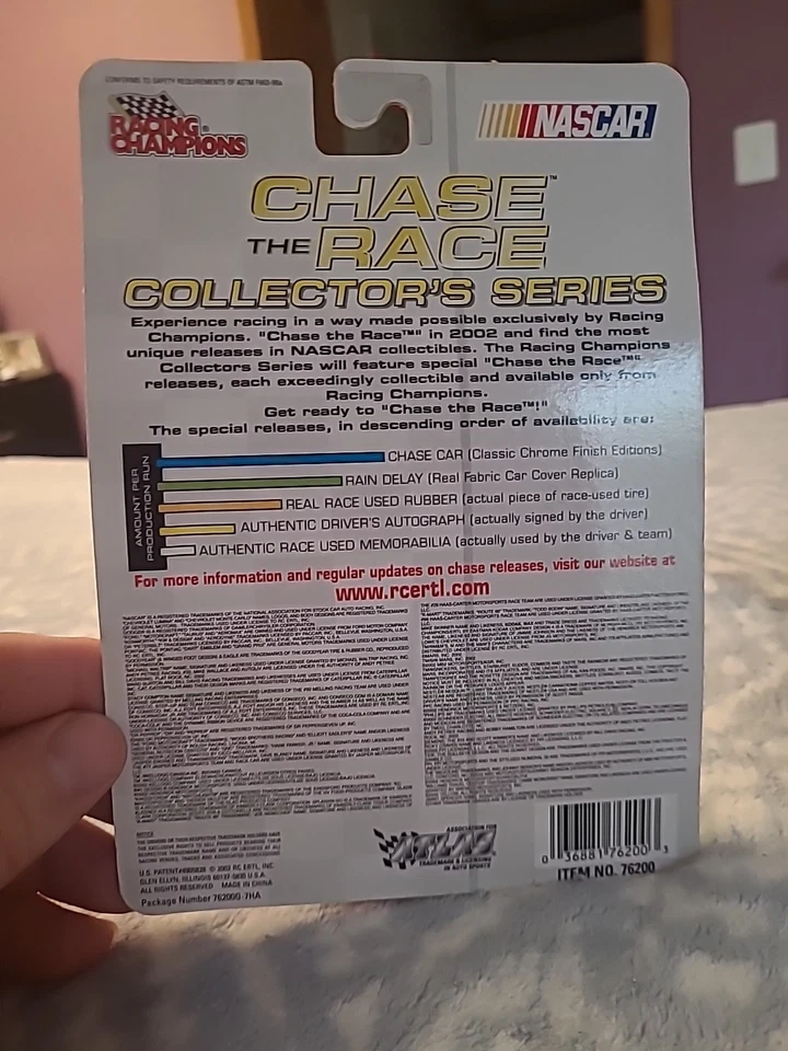 Racing Champions Jerry Nadeau #25 NASCAR Diecast Car UAW Delphi 2002 Chase Race - Image 3 of 3