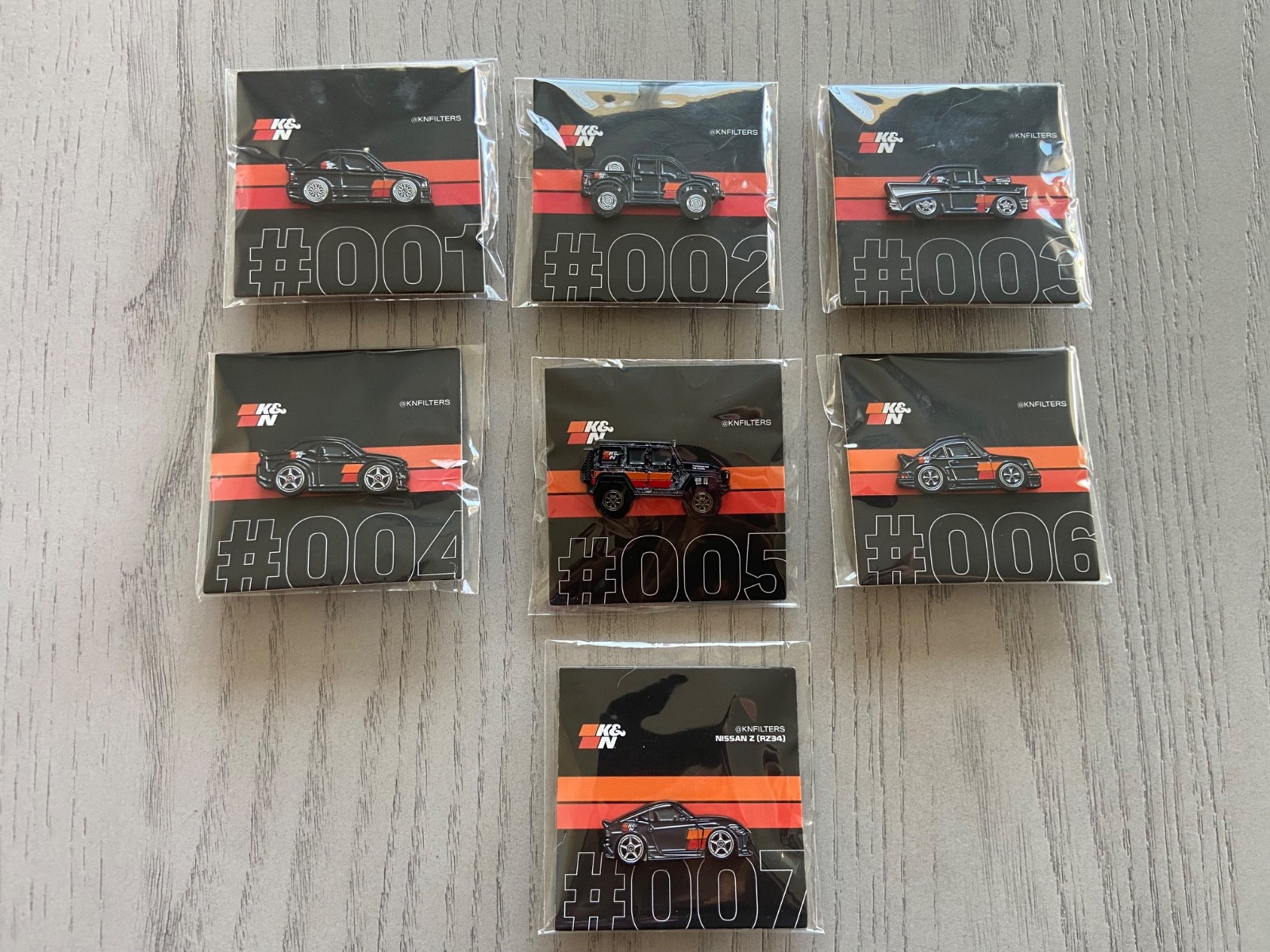 Leen Customs K&N set #001 - #007