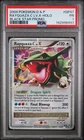 2009 POKEMON DIAMOND & PEARL BLACK STAR PROMO #DP47 RAYQUAZA C LV.X-HOLO PSA 1