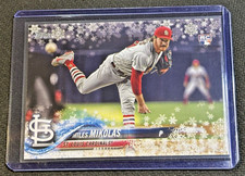 2018 TOPPS HOLIDAY MILES MIKOLAS ROOKIE CARD #HMW47 RC ST. LOUIS CARDINALS ??. rookie card picture