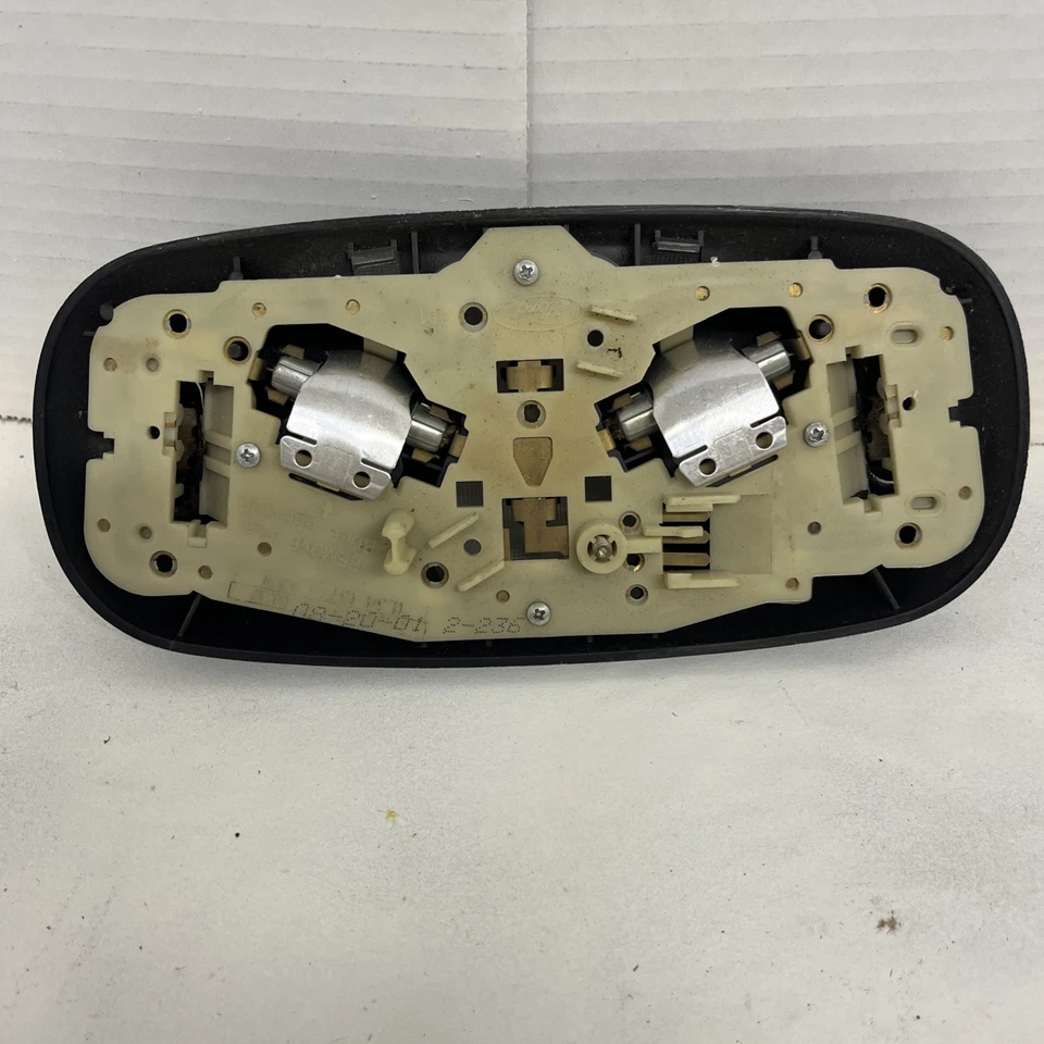 2001 95-04 Ford F150 250 Mustang Bronco Dome Interior Map Light Lamp Black OEM - Image 2 of 2