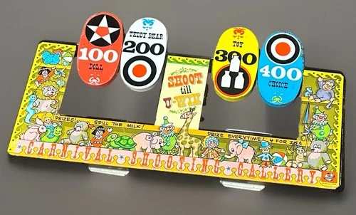Vintage Toy Shoot Till U-Win BB Litho Tin Gallery Carnival BB Game Ohio Art 1950