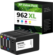 962XL Ink Cartridges 4 Pack Replacement for HP OfficeJet Pro 9010 9015 9020