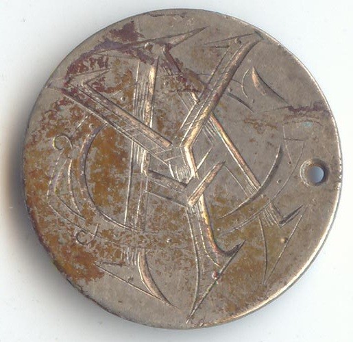 Love Token on an Early Capped Bust Dime, Letters Y A C