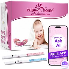 Ovulation and Pregnancy Test Strips Combo Kit 120 Count Pack Easy Home Package