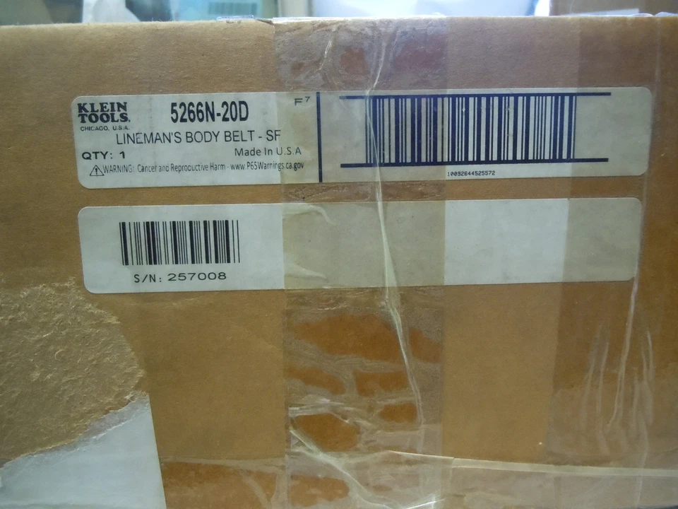 Klein Tools 5266N-20D Semi-Floating Body Belt Style 5266N 20-Inch - Image 2 of 3