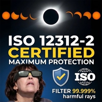 1 bis 5er Pack Sonnenfinsternis Gläser ISO-zertifiziert Sichere Sonnenschirme für Sonnenfinsternis UK