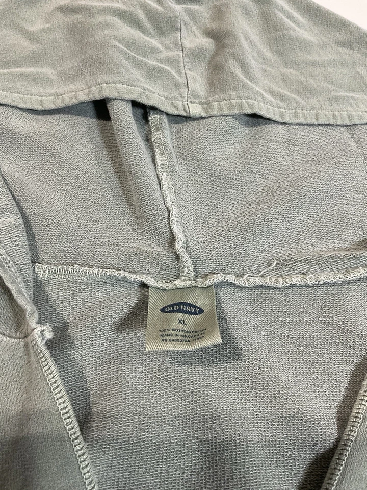 Sudadera con capucha vintage Old Navy para mujer L cuadrada delgada ligera Surf Crush Tahití Y2K Foto 4 de 4