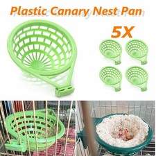 5X Nistschale mit Halter - Vogelnest Kanarien...