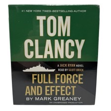 Tom Clancy Full Force and Effect Jack Ryan Mark Greaney 15 CD Audiobook New
