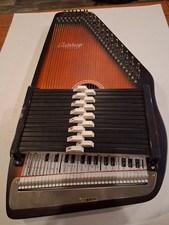 Oscar Schmidt Autoharp Model OS-15B w/Owners Manual Instructions Case