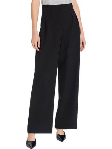 AQUA Pleated-Waist Wide-Leg Pants MSRP 