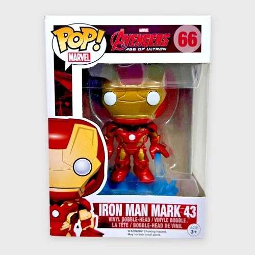 Funko Pop! Iron Man Mark 43 - Avengers Age of Ultron #66 SHELF WEAR Vaulted New