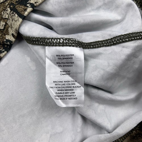 Cabelas Shirt Mens Small Strata Camo Long Sleeve Lightweight Performance Hunting - Picture 11 of 13