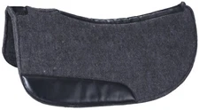 Western Saddle Pad - 3/4" Felt Contour Fit - Barrel Cut and Design - 28" x 14"