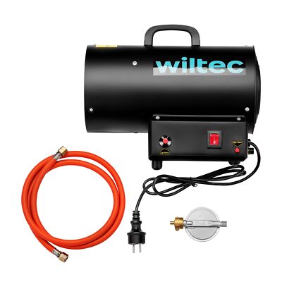 Wiltec Gasheizgebläse 15kW Heizkanone 30W Gas Heißluftgenerator LPG Bauheizer