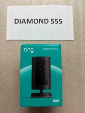 Ring Outdoor Cam Plus Battery 2K HD Smart Security Camera - Black | 6986