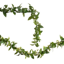 Mountain Laurel with White Berries Garland | 6' Long