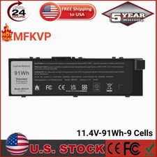   Battery MFKVP For Dell Precision 15 7510 7520 17 7710 7720 M7510 M7710 91Wh