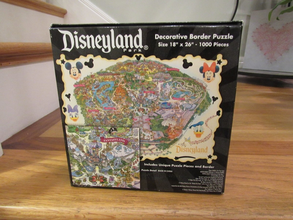 Disneyland Parks 1000 Pieces Disneyland Park Decorative Border