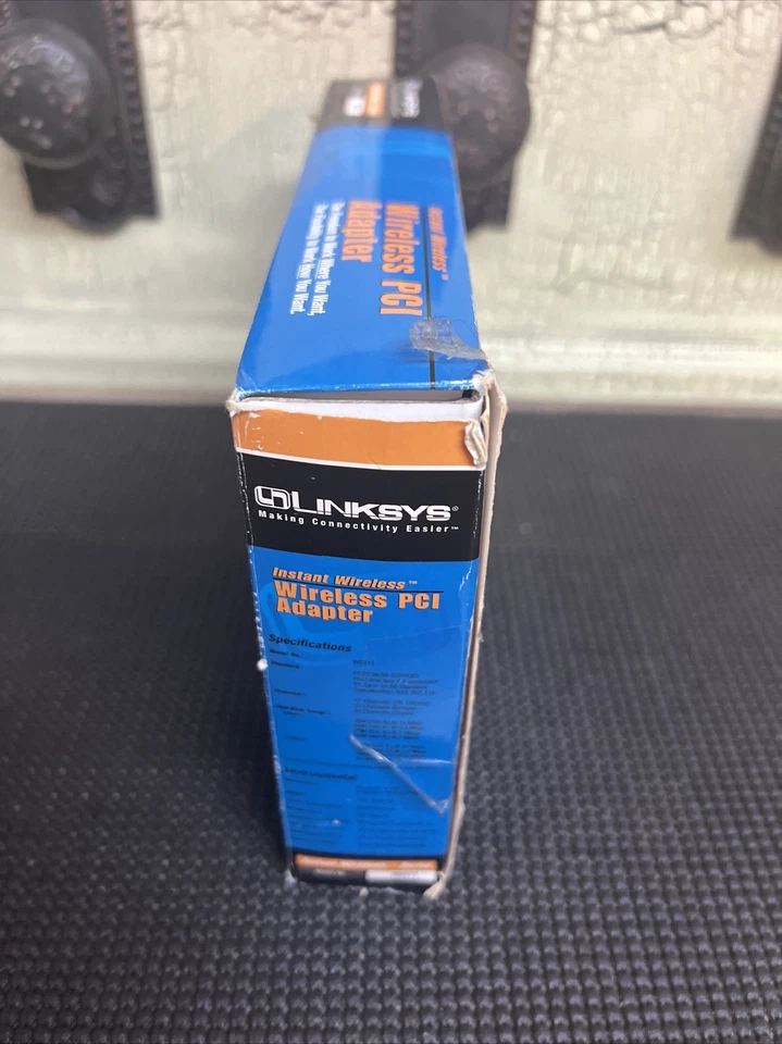Linksys Instant Wireless PCI Adapter Model WDT11 NEW Vintage - B24 - Image 2 of 4