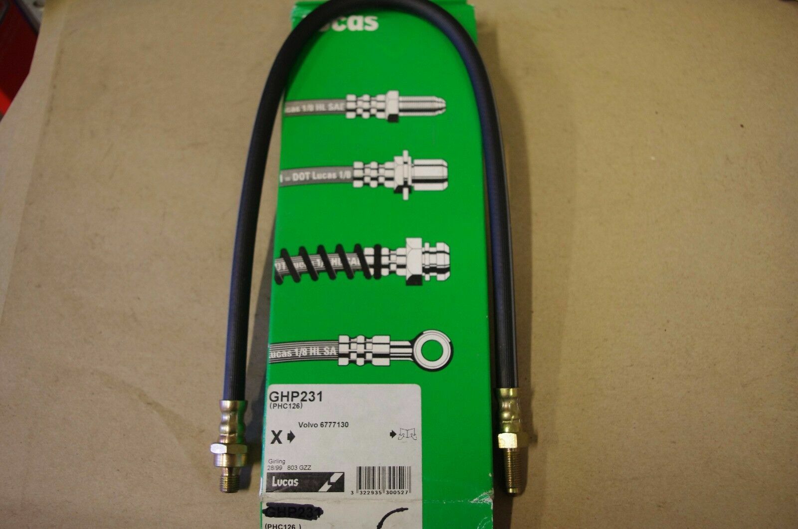 NEW QUALITY BRANDED LUCAS BRAKE HOSE PHC126 GHP231 eBay