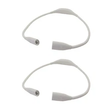 MotoProducts 2 Pack LED Neck Reading Light Bendable 3 Light Intensities Book