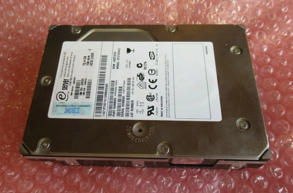 IBM 30R5097 ST373454LC 73GB 15000RPM U320 SCSI 80P 8MB 3.5" Internal Hard Drive - Image 4 of 4