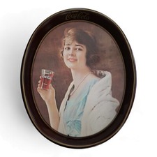 Coca Cola Replica of Vintage 1923 Oval Tray 1973 Coke Coca-Cola Company